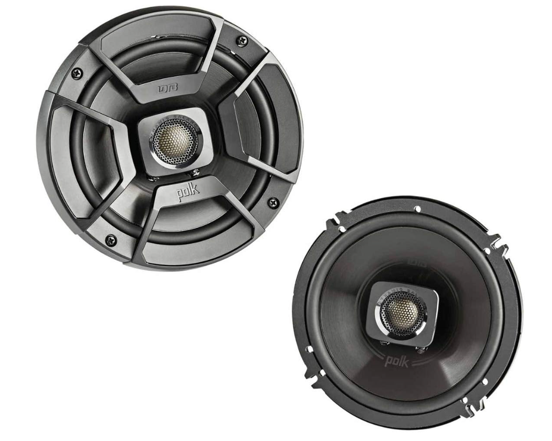 Polk Audio DB652 DB+ Series 6.5 Inch Marine Speakers, 2-Way Coaxial for Car Audio & Boat - PAIR
