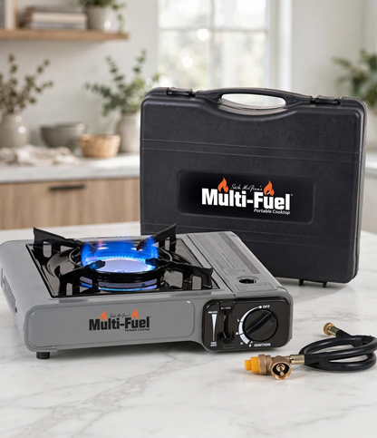 Multi-Fuel Camp Stove Propane or Butane Stove the Portable Stove for Camping and more