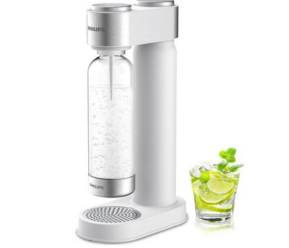 Soda Maker / Sparkling Water Machine, Lightweight & Easy to Use - (WHITE)