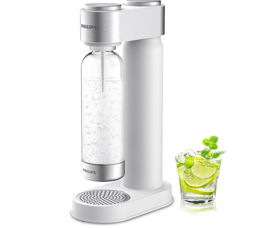 Soda Maker / Sparkling Water Machine, Lightweight & Easy to Use - (WHITE)