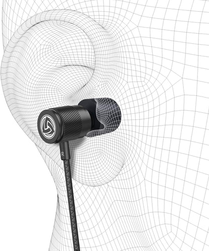 Ultra Wired Earbuds in-Ear Headphones, Earphones with Microphone, Noise Isolating Ear Buds, Memory Foam for iPhone, Samsung, School Students, Kids, Women, Small Ears
