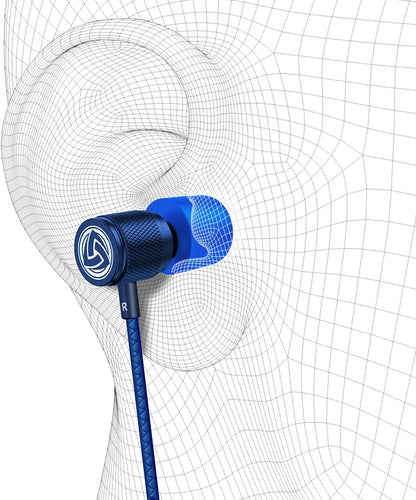 Ultra Wired Earbuds in-Ear Headphones, Earphones with Microphone, Noise Isolating Ear Buds, Memory Foam for iPhone, Samsung, School Students, Kids, Women, Small Ears