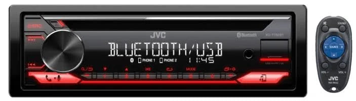 JVC KD 1-DIN MP3 CD STEREO USB AUX BLUETOOTH PANDORA CAR STEREO RADIO