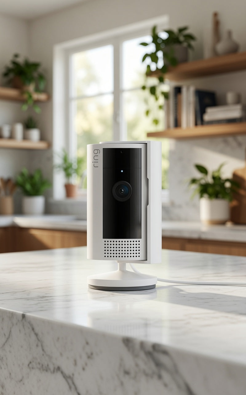 Ring Indoor Cam 2de Gen 1080p HD Sekuriteitskamera - (Wit)