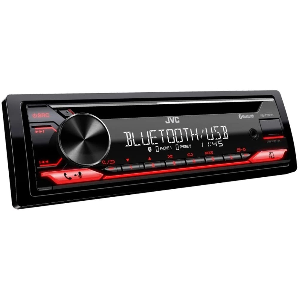 JVC KD 1-DIN MP3 CD STEREO USB AUX BLUETOOTH PANDORA CAR STEREO RADIO