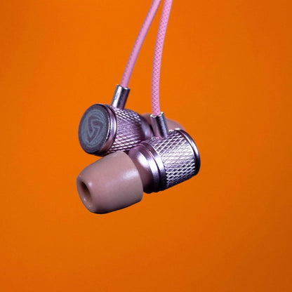 Ultra Wired Earbuds in-Ear Headphones, Earphones with Microphone, Noise Isolating Ear Buds, Memory Foam for iPhone, Samsung, School Students, Kids, Women, Small Ears