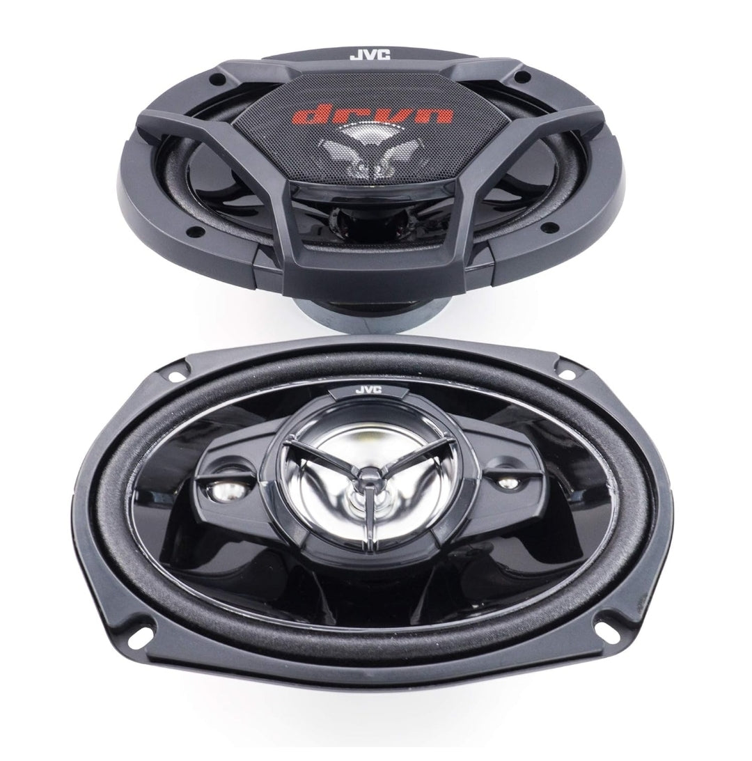 JVC Mobile CS-DR6941 drvn DR Reeks Lae-profiel Koaksiale Luidsprekers (6" x 9", 550 Watt Maks, 4 Rigting)