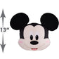 Disney Classics Character Heads, Mickey Mouse 13" Plushie, Soft Pillow Buddy Toy for Kids