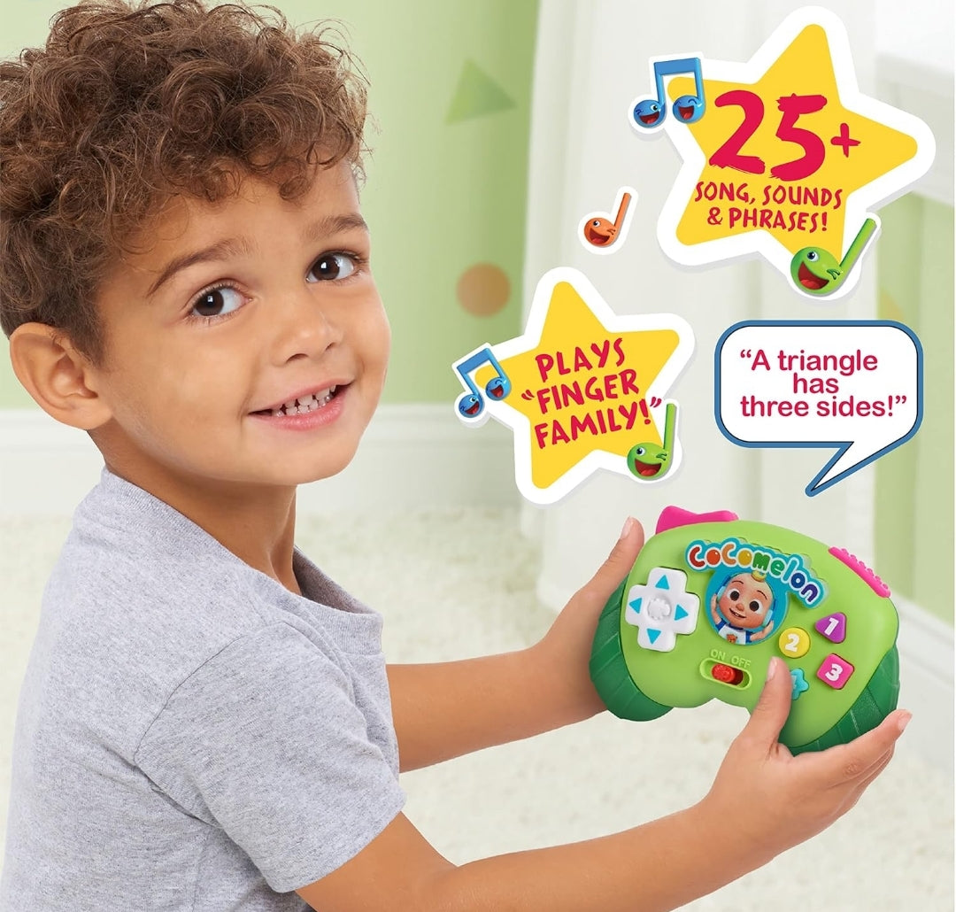 CoComelon Lots to Learn Game Controller, Preschool Learning and Education, Kids Toys for Ages 18 Month by Just Play