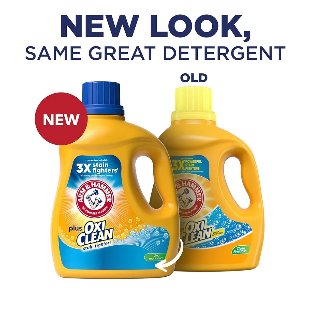 ARM & HAMMER Plus OxiClean Clean Meadow (77 Loads) Liquid Laundry Detergent - 100.5 fl oz