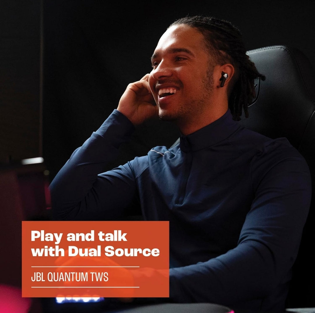 JBL Quantum TWS - True Wireless Noise Cancelling Earbuds - (Black)