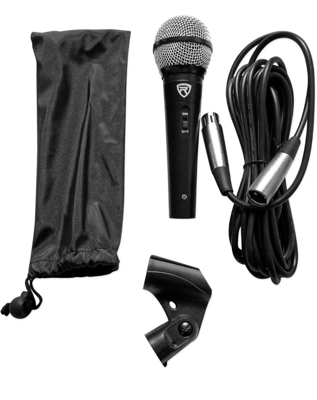 Rockville Power GIG RPG-122K All In One DJ/PA Package (2) 12" DJ/PA Speakers 1000 Watts Peak Power/250 Watts RMS with Built in Bluetooth, USB/SD Player, FM Tuner, Speaker Stands and a Wired Microphone