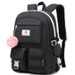 Backpack for Girls Laptop Backpacks 15.6 Inch College Cute Bookbag Anti Theft Primary Elementary School Bag Casual Daypack for Students Teens Girl Women (Black)