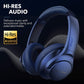 Soundcore Anker Life Q20 Hybrid Active Noise Cancelling Headphones, Wireless Over Ear Bluetooth Headphones, 70H Playtime, Hi-Res Audio, Deep Bass, Memory Foam Ear Cups, Travel, Office, USB-C Charging