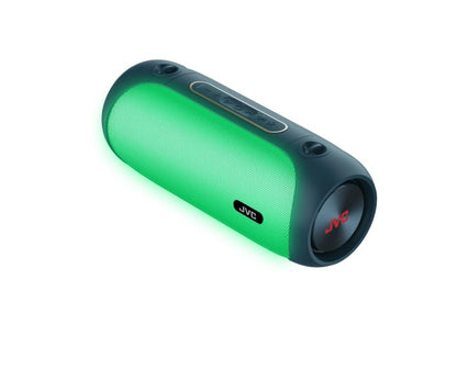 JVC Verligte Draagbare Koordlose Luidspreker met 30W maksimum uitsette, Dinamiese Klank, Bluetooth 5.0, TWS-vermoë, USB-C, AUX-ingang, tot 6-uur batterylewe - SPPA7BTA (Vlootblou)
