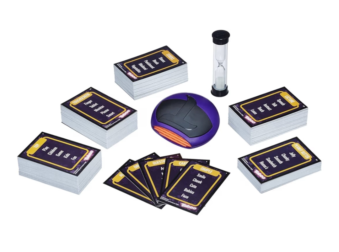 Hasbro Gaming Taboo Party Board Game with Buzzer for Kids Ages 13 and Up