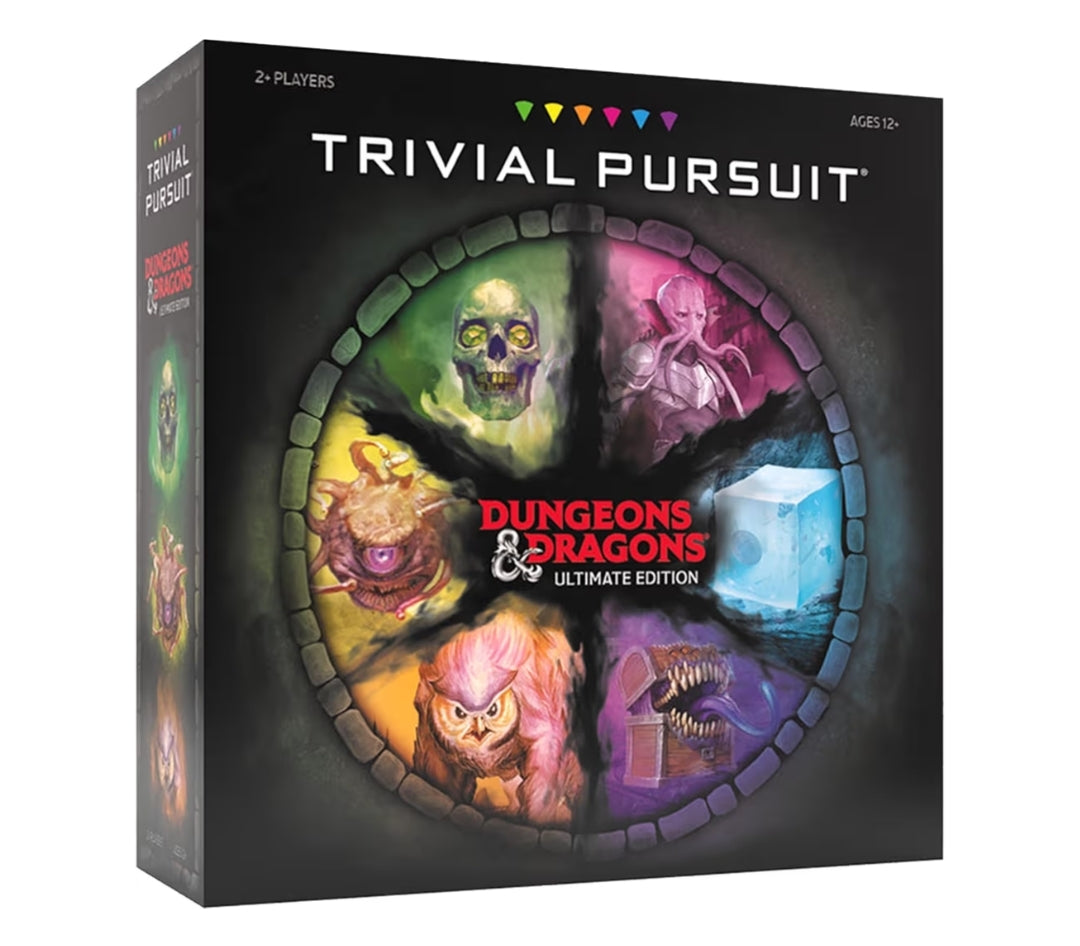 Trivial Pursuit: Dungeons & Dragons Ultimate Edition | Collectible Trivia Board Game Featuring 6 Monster Movers and 1800 Questions Across 6 Categories