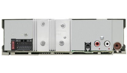 JVC KD-T720BT - CD-motorradio, enkel-din, Bluetooth-klank en handvrye oproepe met eksterne mikrofoon, CD, MP3, USB, AUX-invoer AM/FM-radio, hoëkragversterker, Alexa-stembeheer