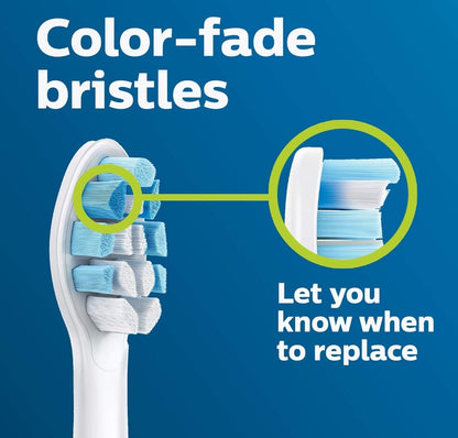 Philips Sonicare ProtectiveClean 5100 Elektriese Herlaaibare Tandeborsel met Egte Philips Sonicare Optimale Tandvleisgesondheid Vervangende Tandeborselkoppe, Wit 3-pak