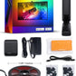 Govee Envisual TV LED Backlight T2 with Dual Cameras, 11.8ft RGBIC Wi-Fi LED Strip Lights for 55-65 inch TVs, Double Strip Light Beads, for Home Decorations, Smart App Control, Music Sync