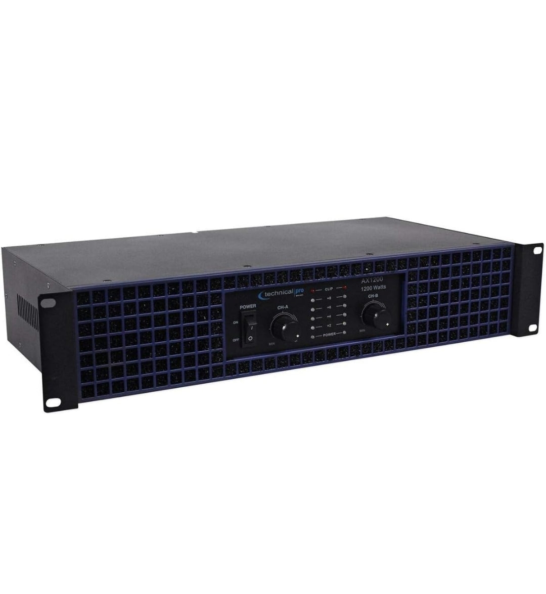 BUNDLE 2 Rockville RSG10 10" PA Speakers+Technical Pro 1200w