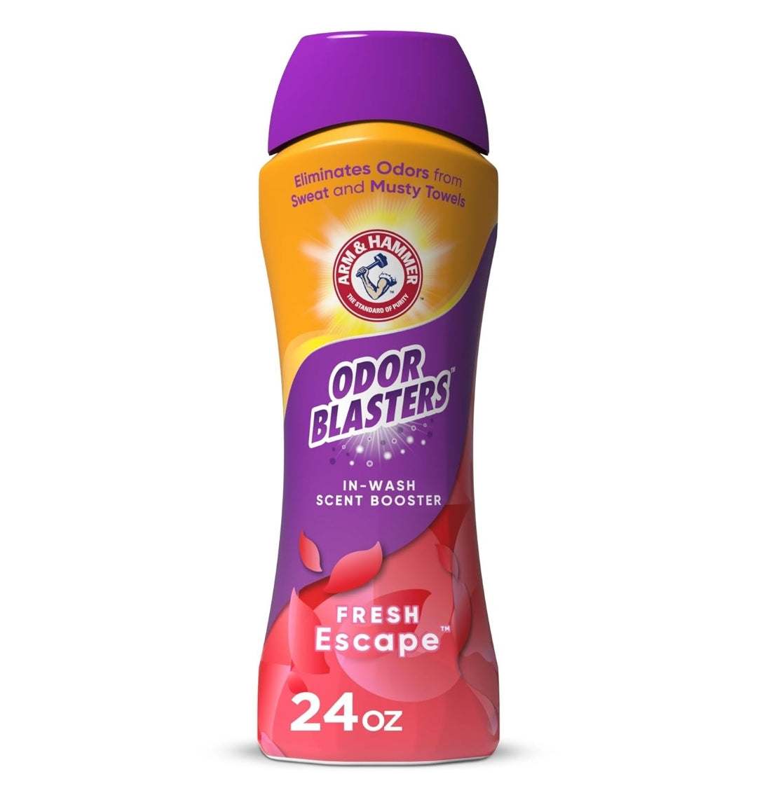 ARM & HAMMER Odor Blasters In-Wash Laundry Scent Booster - Fresh Escape scent (24 Oz)