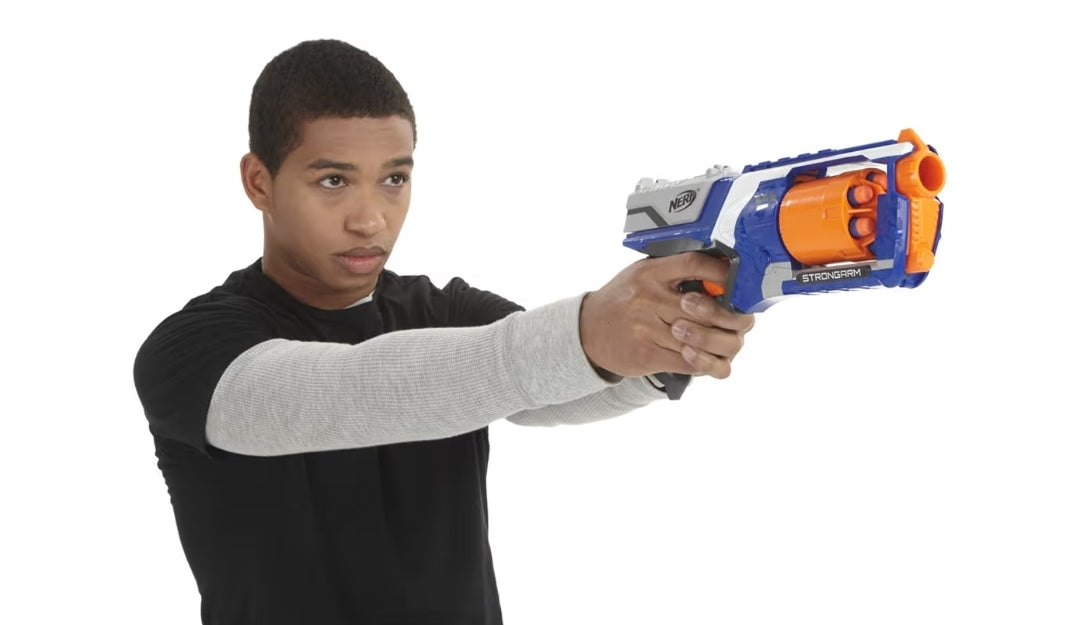 NERF N Strike Elite Strongarm Toy Blaster w/ Rotating Barrel
