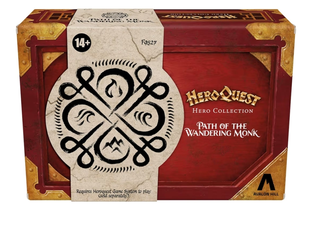 HeroQuest Hero Collection Path of The Wandering Monk Figures | Includes 2 Detailed Miniatures | Requires HeroQuest Game System to Play | Ages 14 and Up