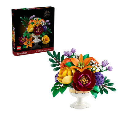 LEGO Botanicals Blommerangskikking Kunsmatige Blomme Boupakket Dekor vir Tafeluitstalling