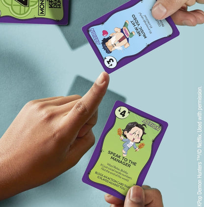 Monopoly Deal: Kpop Demon Hunters Card Game - Family Games (Kids, Tweens, Teens, and Adults - 2-5 Players - Ages 8+)