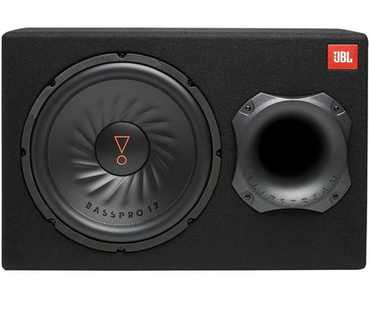 JBL SUBBP12AM 12 Duim versterkte Subwoofer met Subvlakbeheer - (Swart)