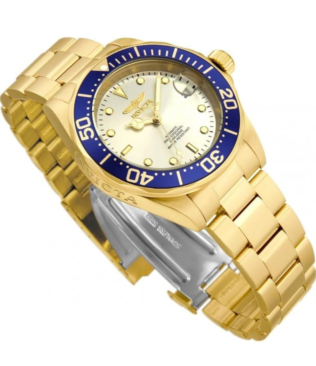 Invicta Men's 9743 Pro Diver Collection Gold-Tone Automatic Watch