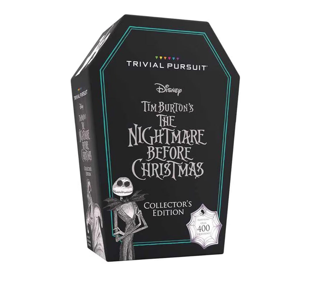 TRIVIAL PURSUIT: Disney Tim Burton’s The Nightmare Before Christmas - Collectible Trivia Board Game Featuring 420 Questions