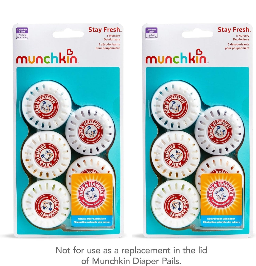 Munchkin Arm & Hammer Nursery Fresheners, Assorted Scents of Lavender or Citrus - 10CT