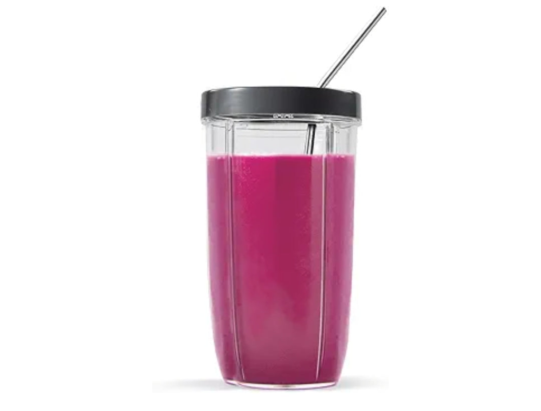 Nutribullet Metaal Strooitjies met Nylon Skoonmaakborsel – 4PK
