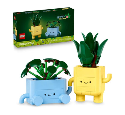 LEGO Botanicals Happy Plants Building Toys Decor