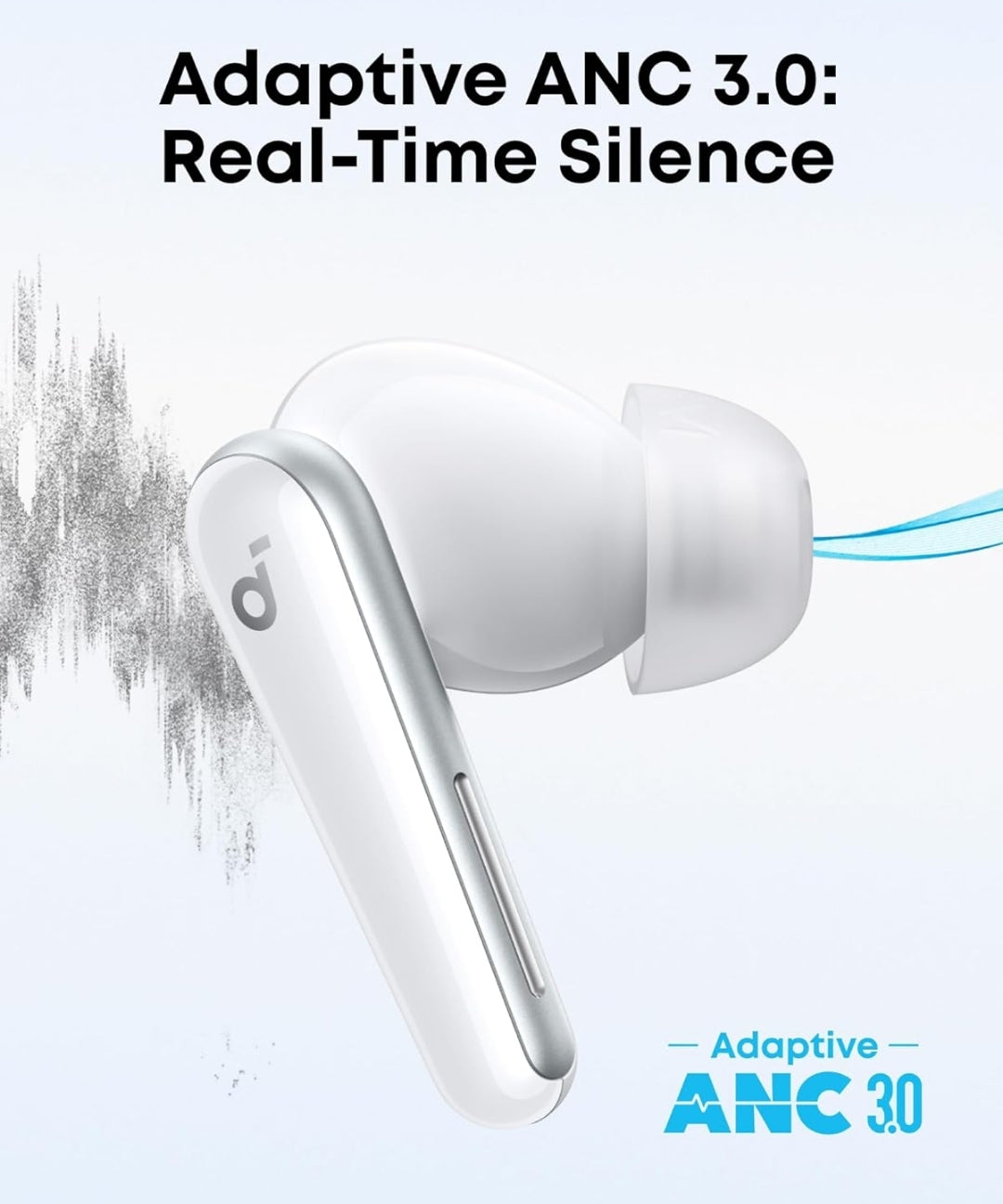 Soundcore Liberty 5 by Anker, Noise-Cancelling Wireless Earbuds, 2x Stronger Voice Reduction, Real-Time Adaptive Noise Cancellation, Fast Charging, Dolby Audio, 6-Mic AI Clear Calls, Long Battery Life