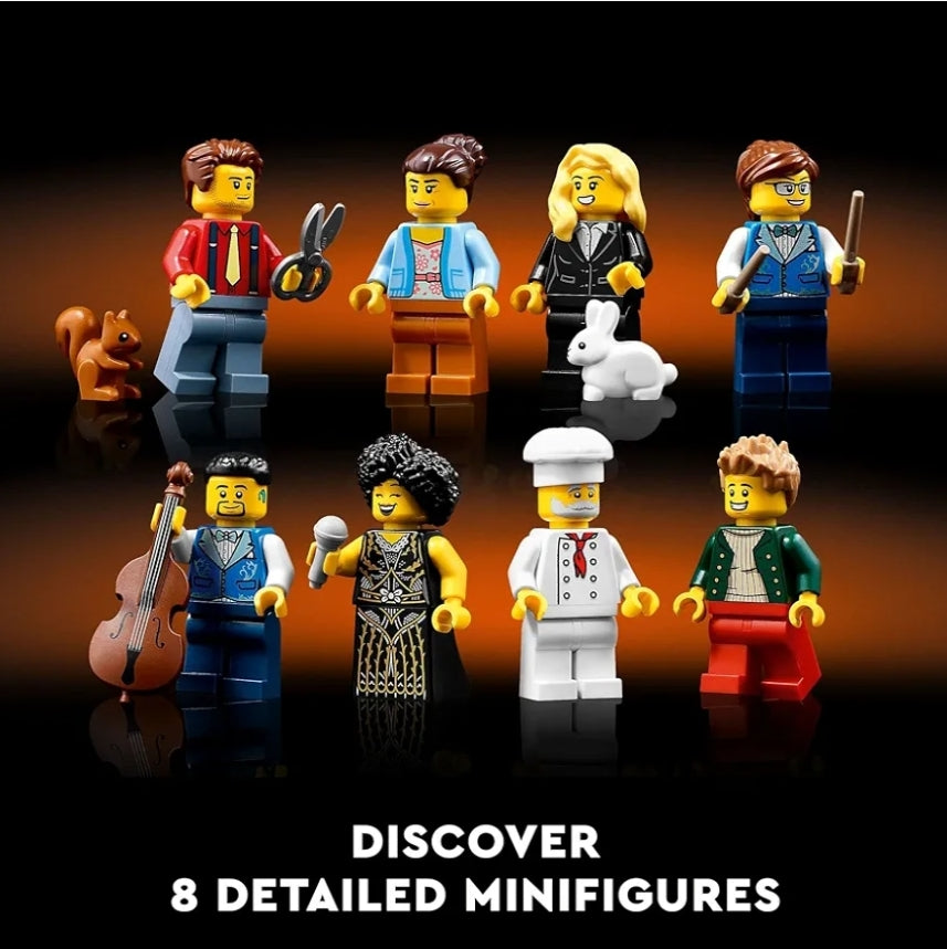 LEGO Icons Jazzklub Boublokke - Kantoor- of Boekrakversiering 10312