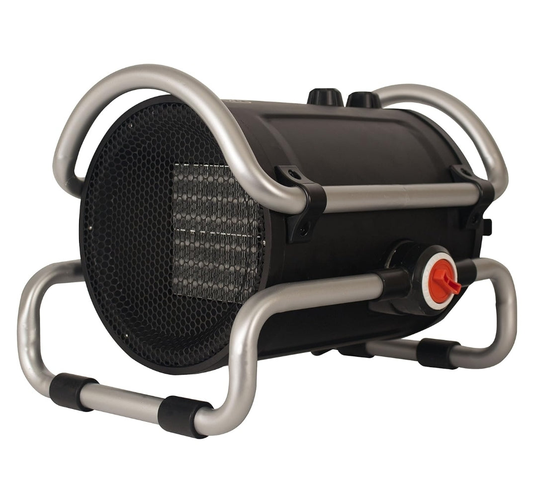 BLACK+DECKER 1500W Ruimteverwarmer, Kamerverwarmer met Lae, Medium & Waaiermodus en Drahandvatsel vir Vervoer