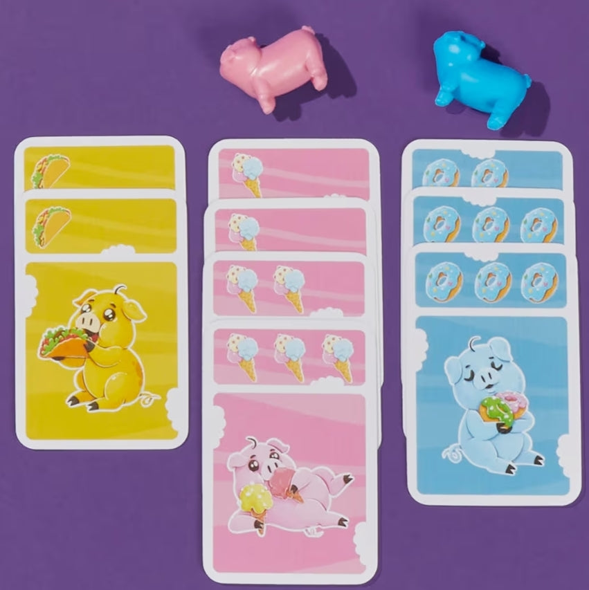 Hasbro Gaming Piggy Piggy Card Family Games for Kids, Teens, and Adults - Quick-Playing Travel Games