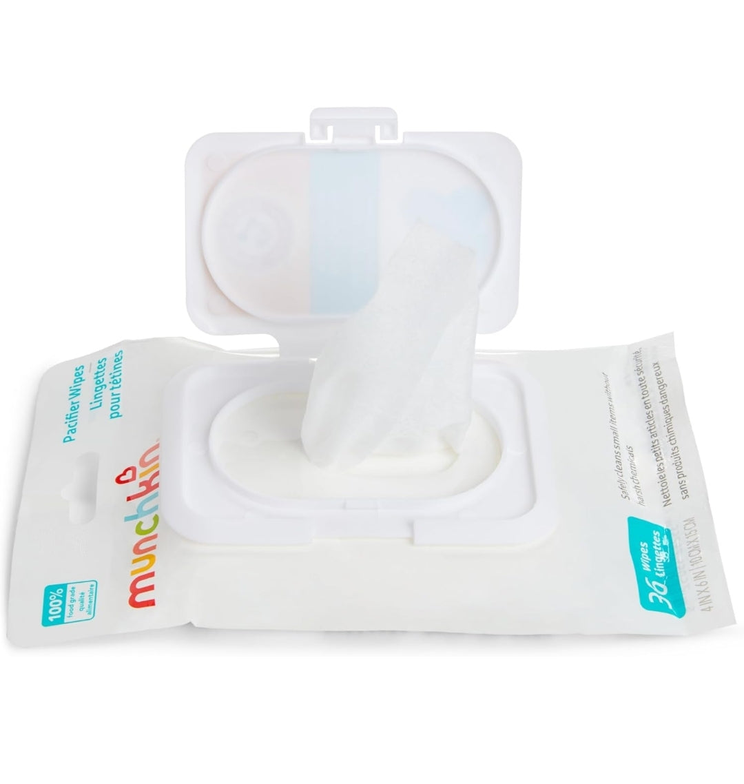 Munchkin Arm & Hammer Pacifier Wipes for Baby and Toddler - 4Pack (36 Wipes)