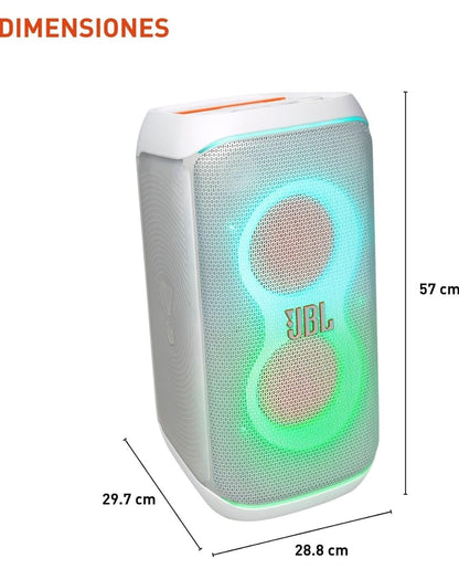 JBL PartyBox Club 120 - Draagbare Partytjie-luidspreker met Opvoubare Handvatsel - (Wit)