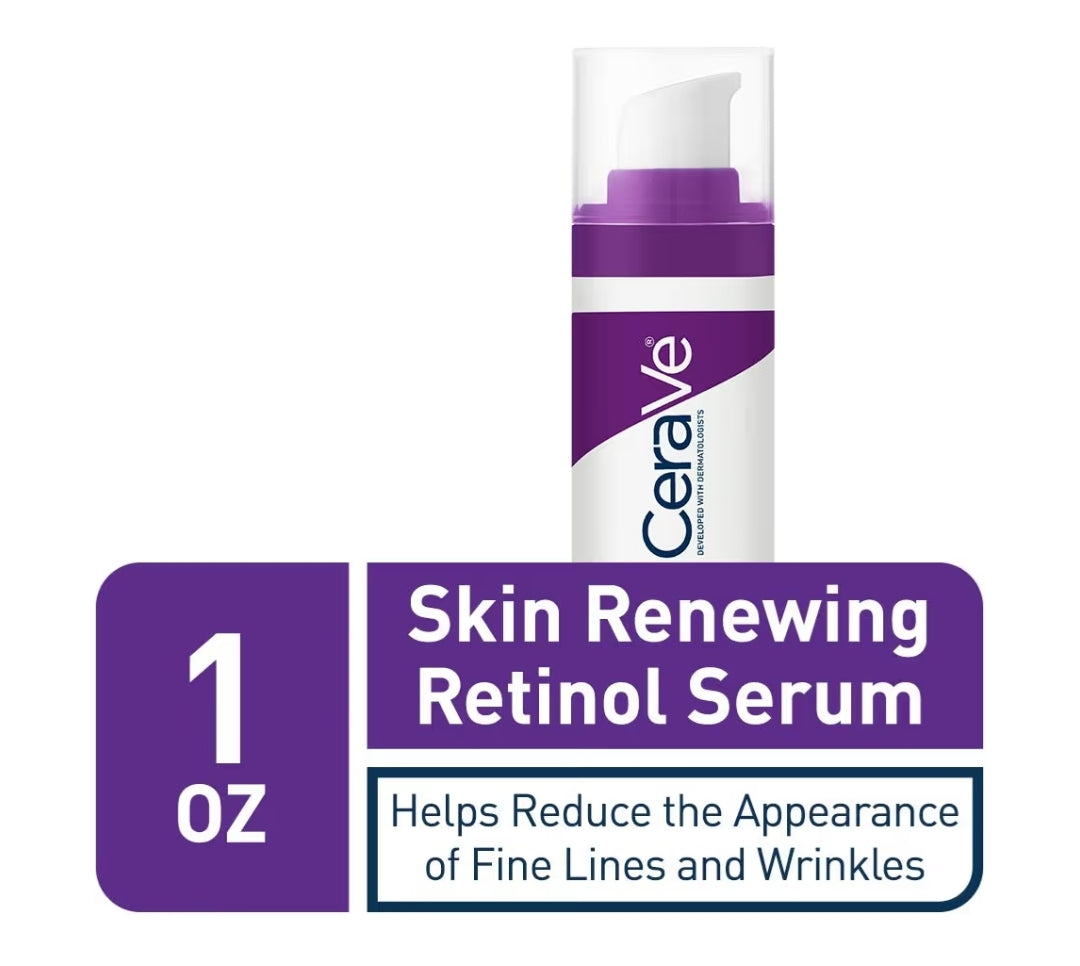 CeraVe Anti-Veroudering Serum Ingekapseleerde Retinol met Hialuronzuur, Niasinamied & Keramiede Sagte Velverhelderende Serum - (1 Oz)