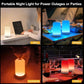 (2 Pack) RGB Touch Bedside Lamp for Nightstand, 3 Color Temperatures Rechargeable Battery Night Light, Dimmable Mood Lighting