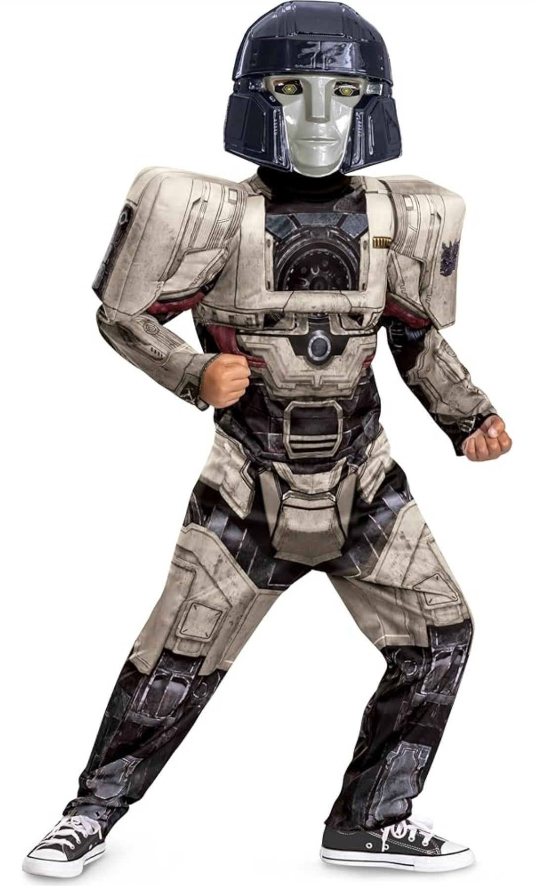 Disguise Boys Megatron Transformers One Costume, Official Transformers Animated Movie Muscle Costume for Kids