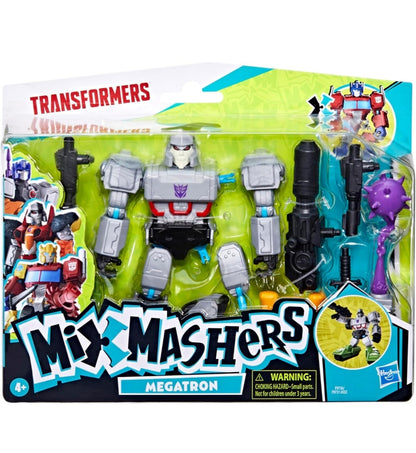 Transformers MixMashers Megatron Custom Mix-and-Match Deluxe Action Figure & Accessories, 5-Inch-Scale Robot Toys for Kids, Ages 4+
