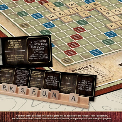 USAOPOLY Scrabble: National Parks | Ages 8+, 2-4 Players - 1 Set