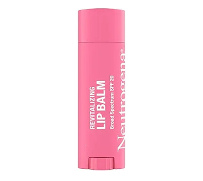 Neutrogena Revitalizing Tinted Lip Balm Broad Spectrum SPF 20 Bevogtigende Lipbalsem met 'n Subtiele Kleur Sheer Healthy Blush 20, (4.2 g)