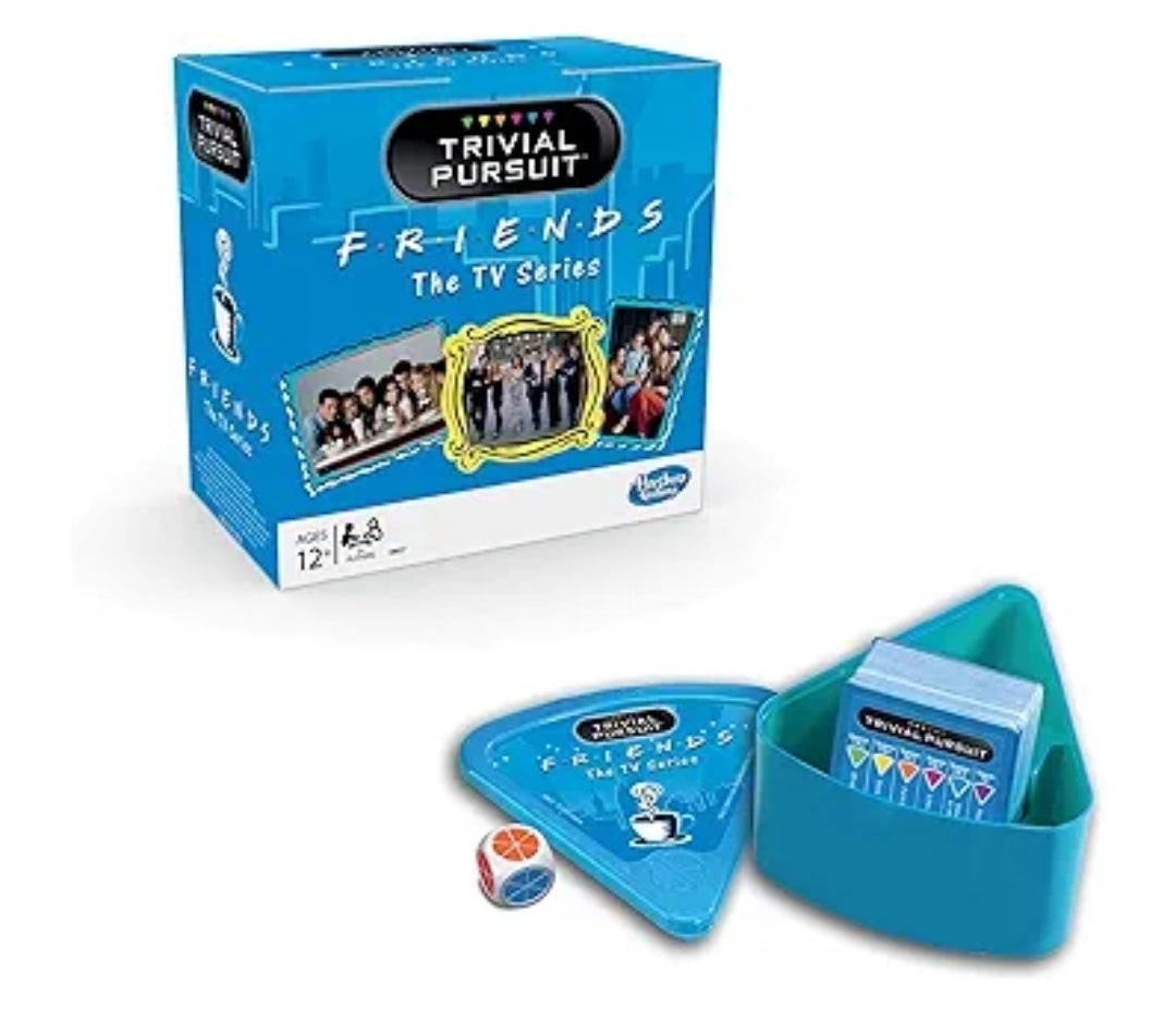 Hasbro Gaming Trivial Pursuit: Friends The TV Series Edition Party Game; 600 Trivia Questions for Tweens and Teens (Ages 12 and Up)