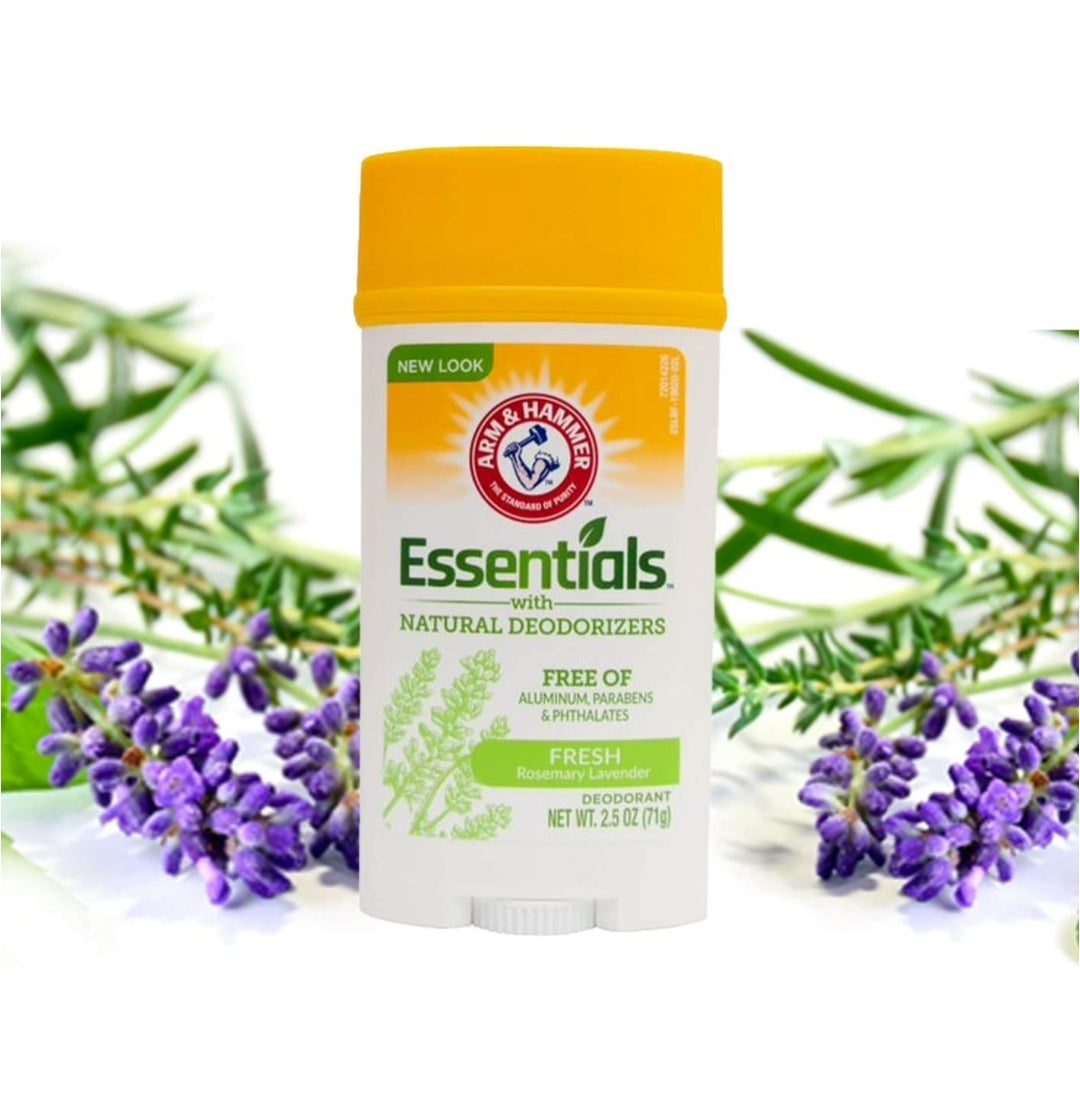 Arm & Hammer Essentials Deodorant, Fresh - 2.5 oz. (Pack of 2)
